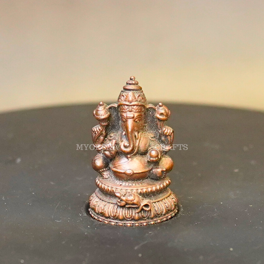 Copper Ganesha Idol | Grocsy