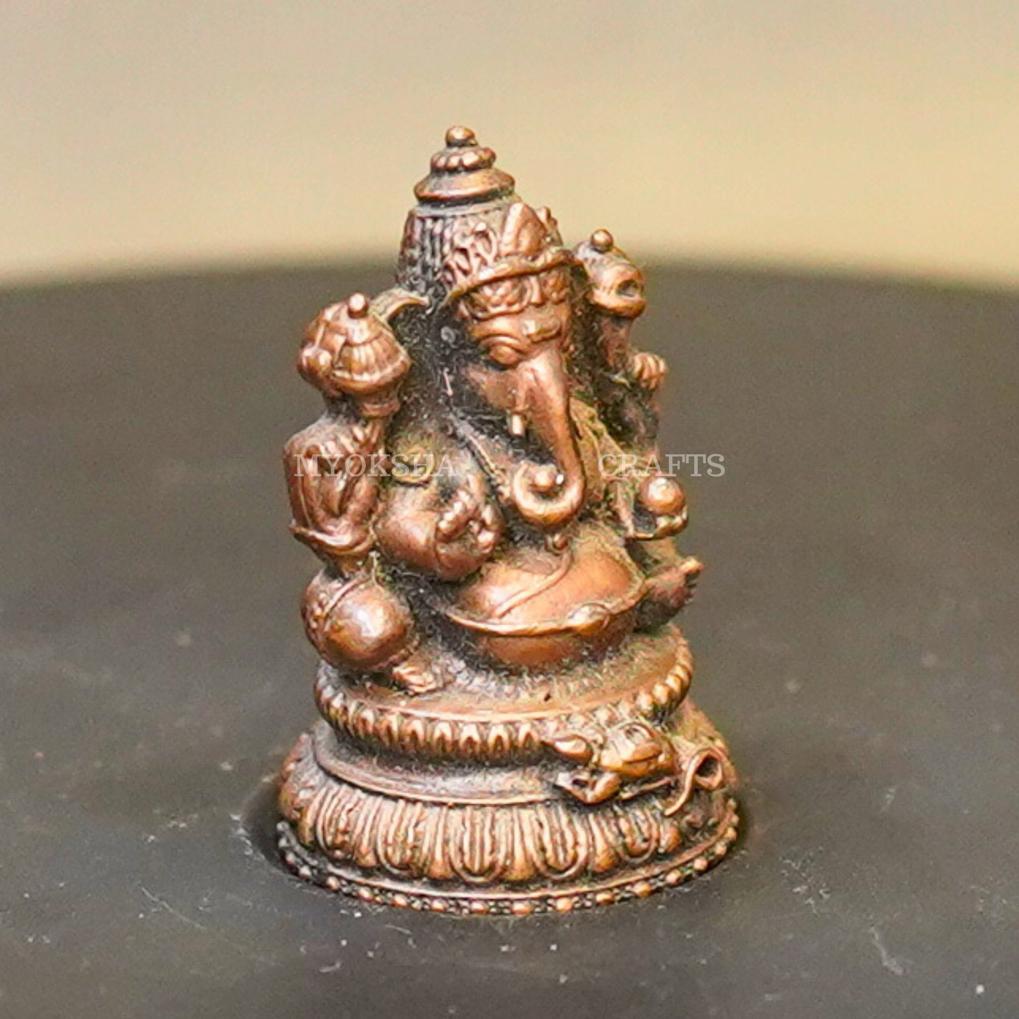 Copper Ganesha Idol | Grocsy