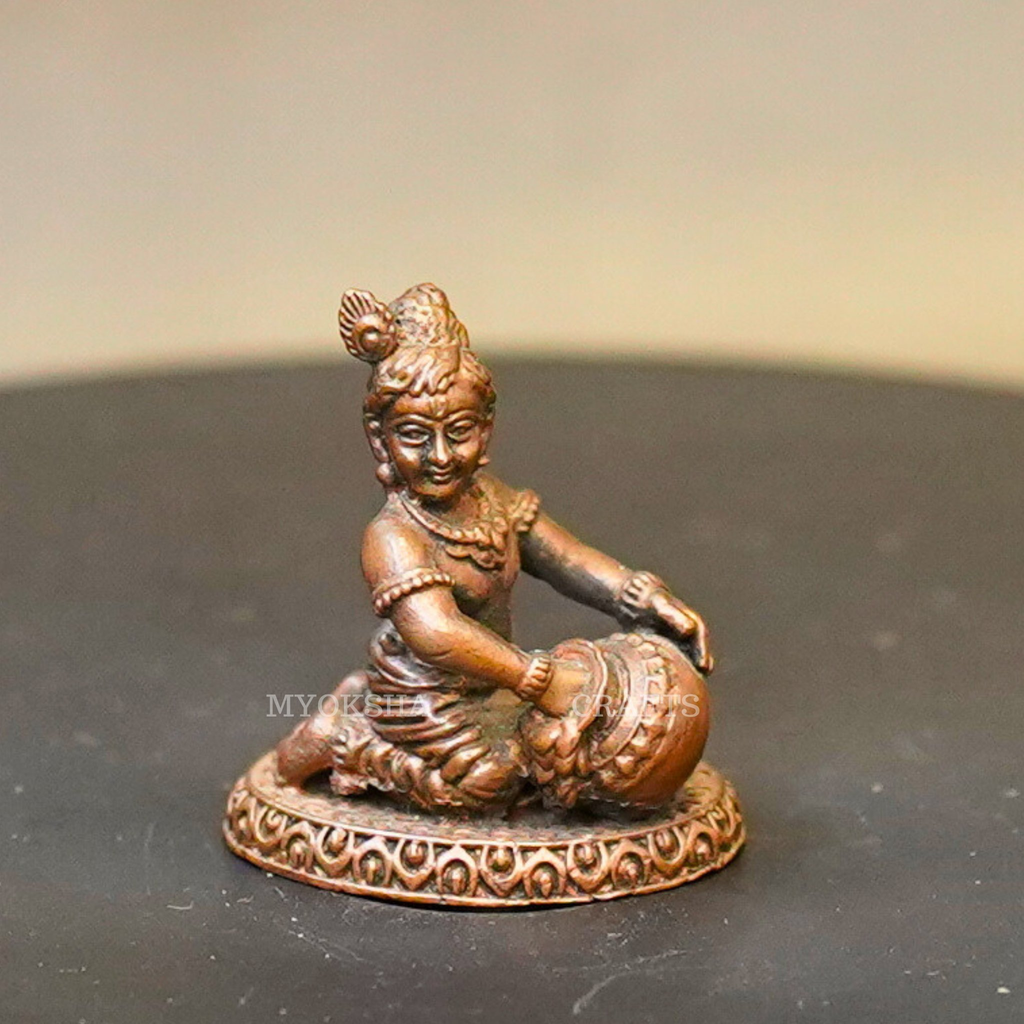 Copper Bene Krishna Idol | Grocsy