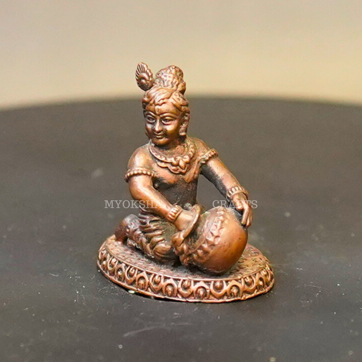 Copper Bene Krishna Idol | Grocsy
