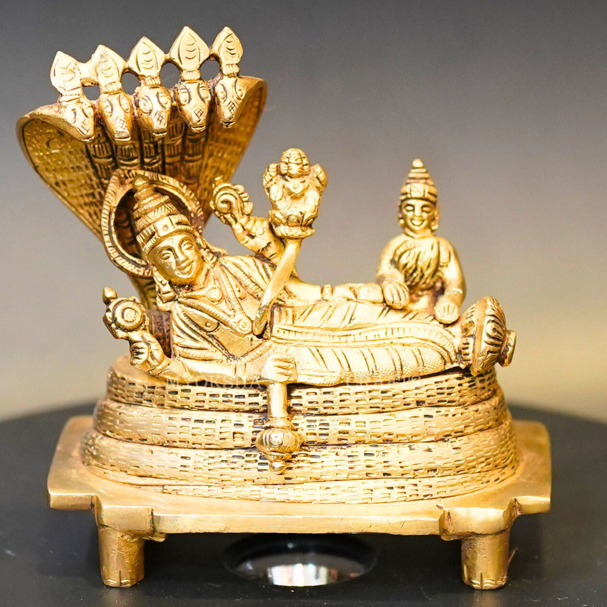 Brass Anantha Shayana Vishnu Idol | Grocsy