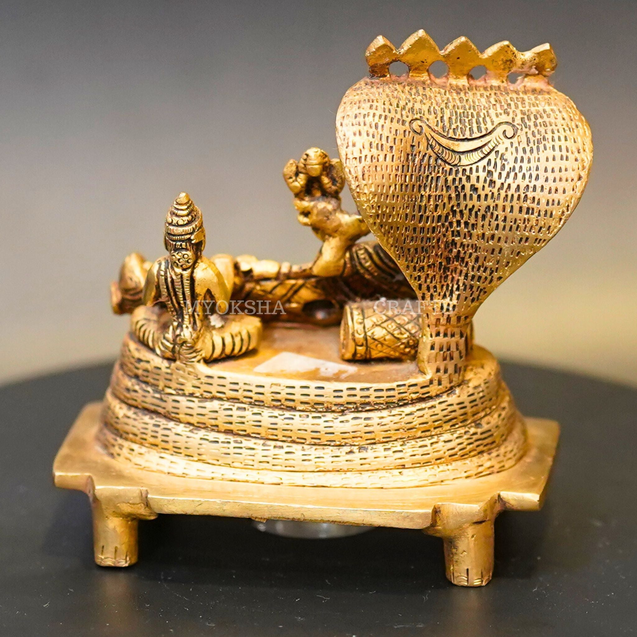 Brass Anantha Shayana Vishnu Idol | Grocsy