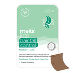 Wellbeing Nutrition Melts Hair Fall Control Oral Strips-Tropical Strawberry Flavor | Grocsy