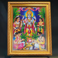 Medium Satyanarayana Swamy Photo Frame | Grocsy