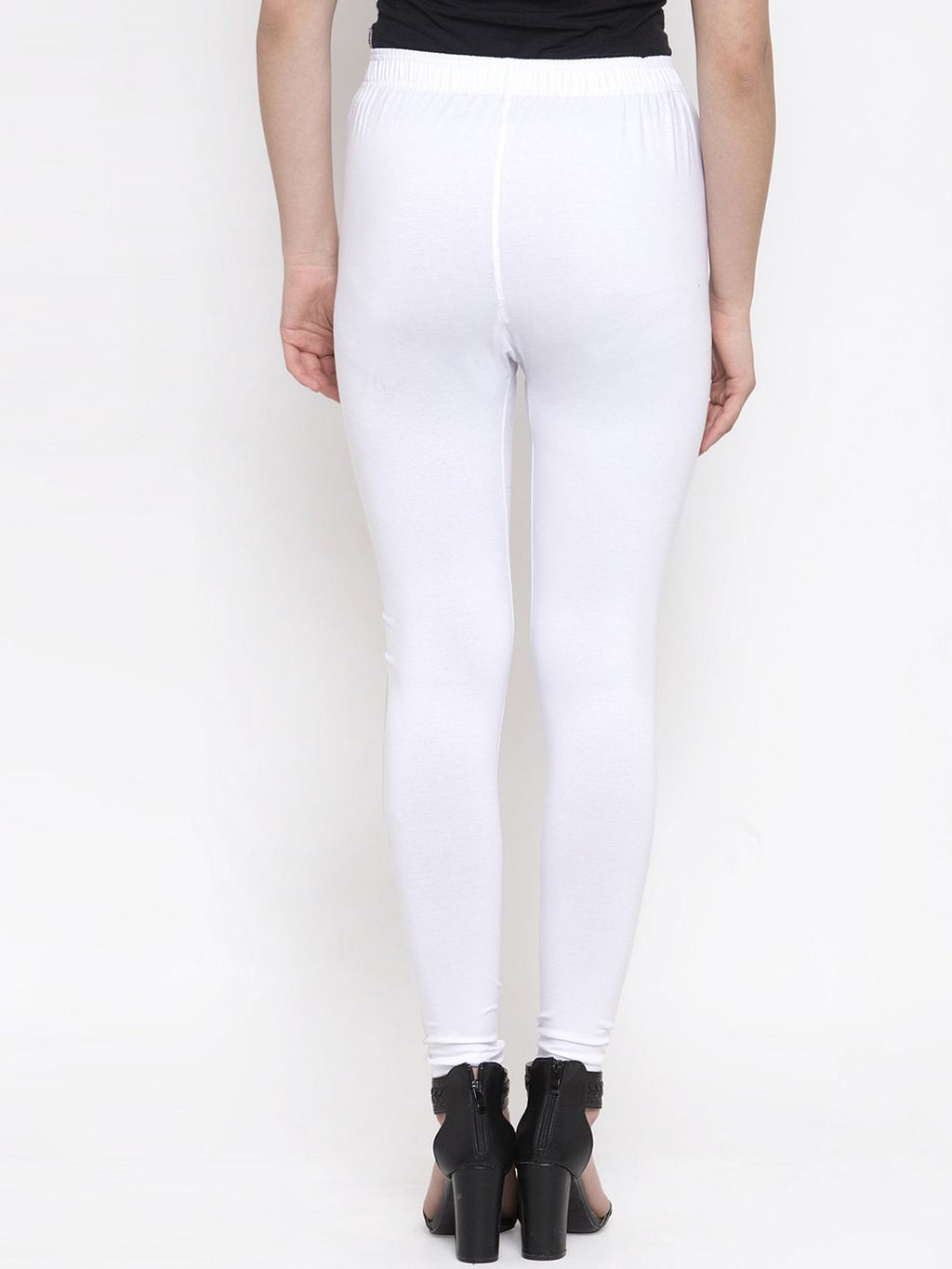 TAG 7 Women Pack Of 2 Solid Churidar-Length Leggings | Grocsy