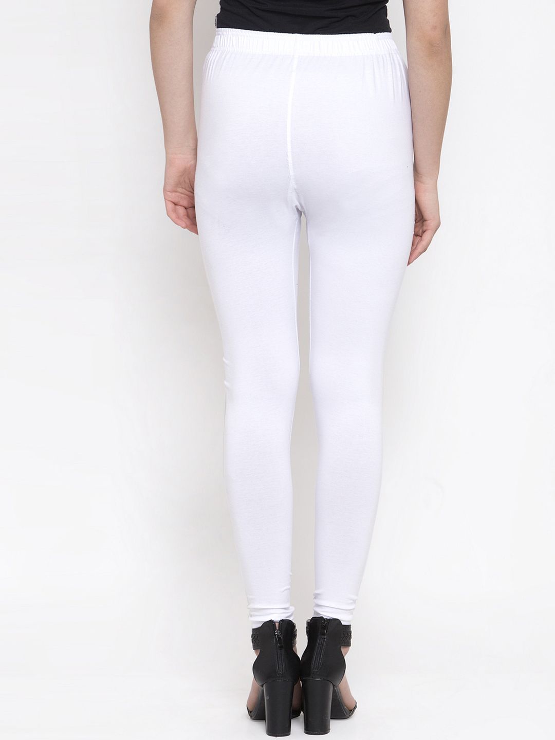 TAG 7 Women Pack Of 2 Solid Churidar-Length Leggings | Grocsy