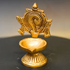 Brass Shankh Diya | Grocsy