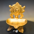 Brass Chakra Diya | Grocsy