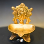 Brass Chakra Diya | Grocsy