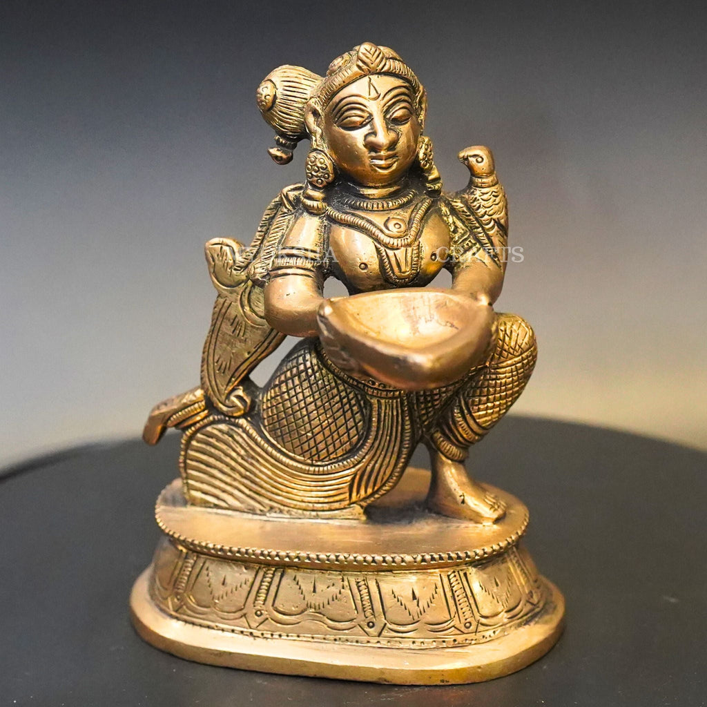 Brass Malli Diya | Grocsy