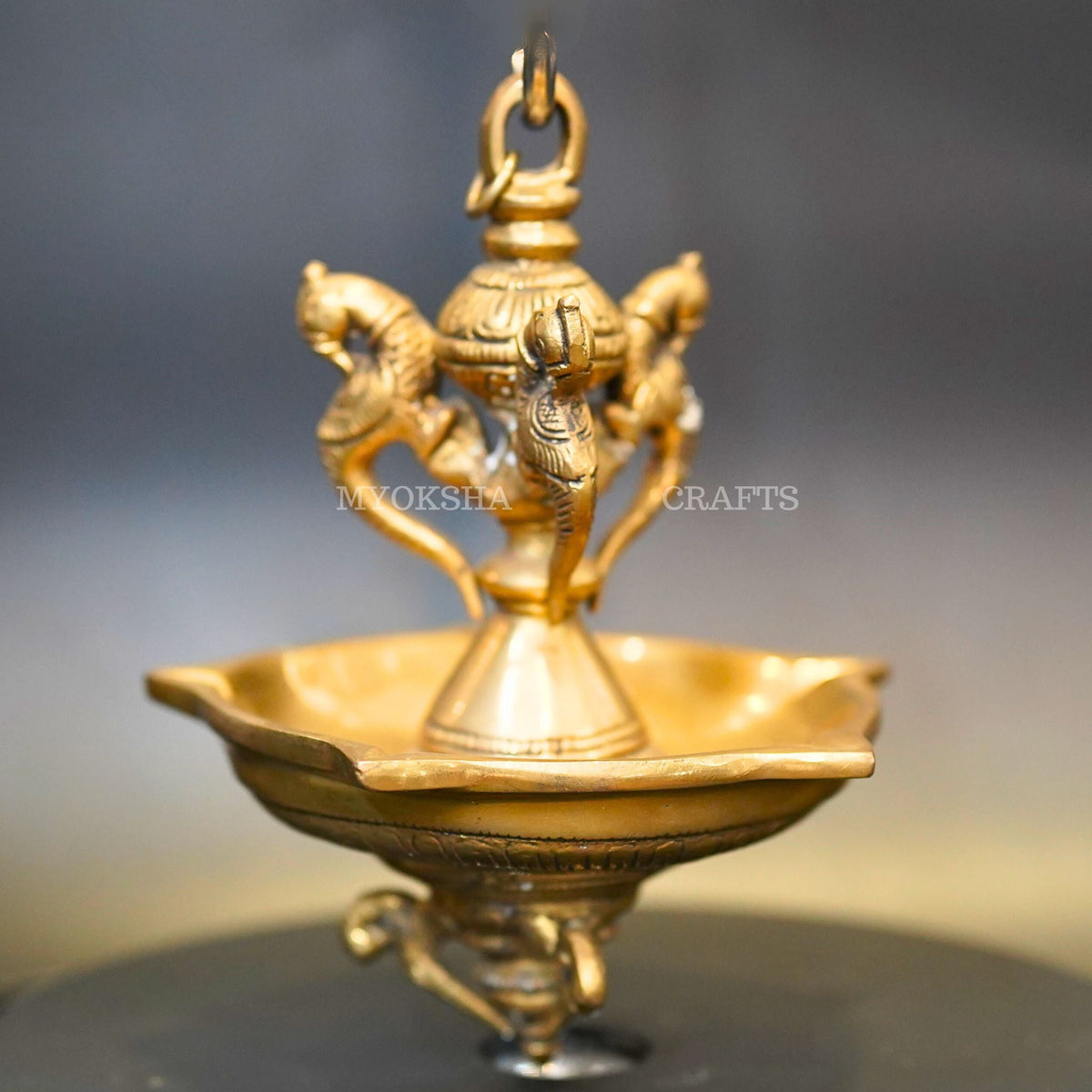 Brass Hanging Diya | Grocsy