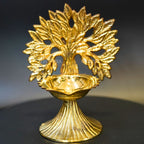 Brass Tree Design Diya | Grocsy