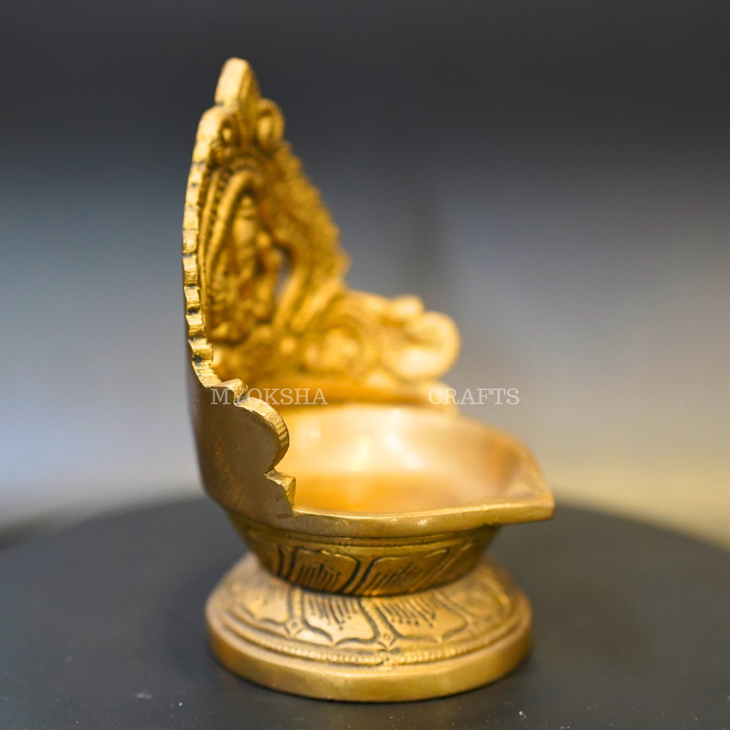 Brass Ganesha Diya | Grocsy
