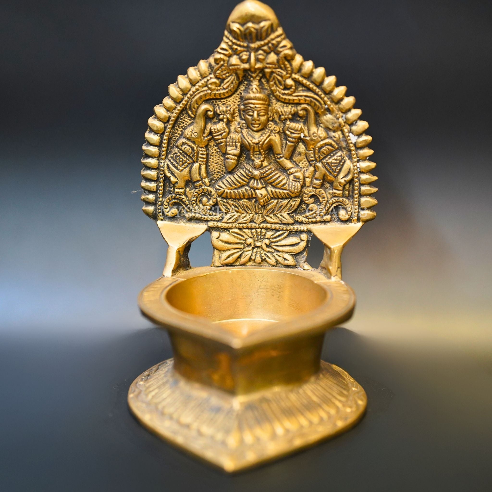 Brass Kamakshi Diya | Grocsy
