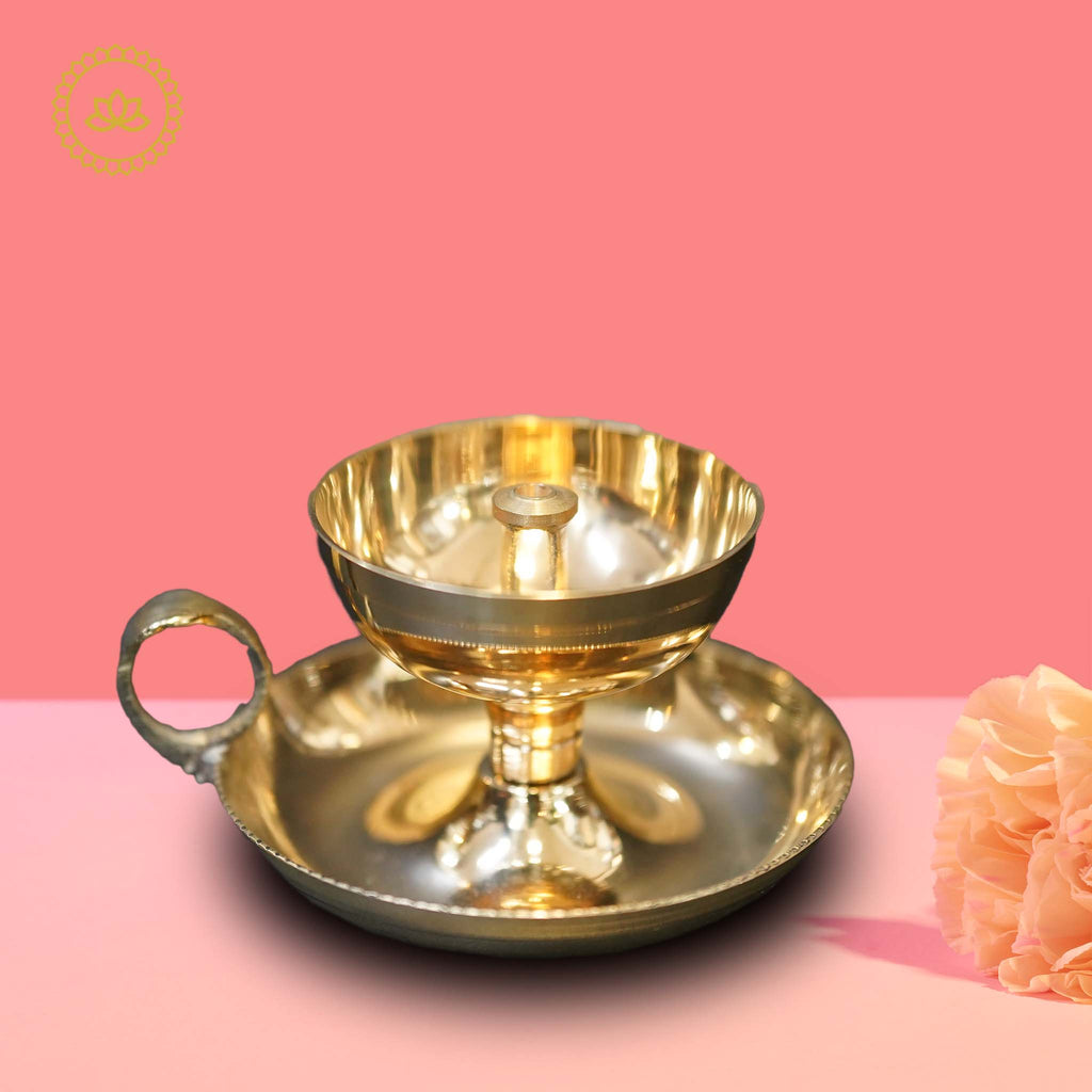 Brass Cup Diya | Grocsy
