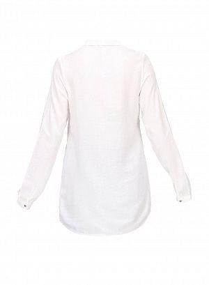 W for Woman White Full Sleeve Printed Top | Grocsy
