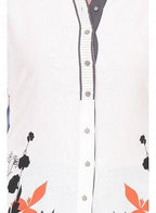 W for Woman White Full Sleeve Printed Top | Grocsy
