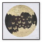 Tehzeeb Creations Golden Embossed Wall Painting | Grocsy