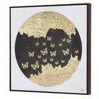 Tehzeeb Creations Golden Embossed Wall Painting | Grocsy