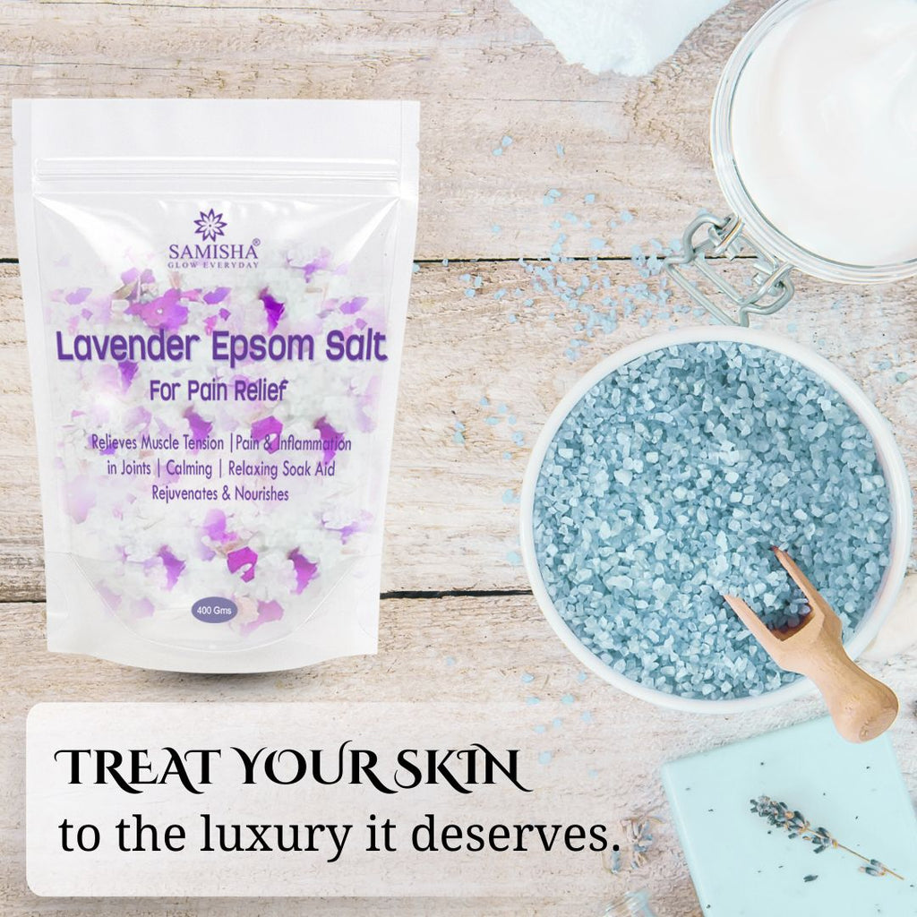 Samisha Lavender Epsom Salt For Pain Relief | Grocsy