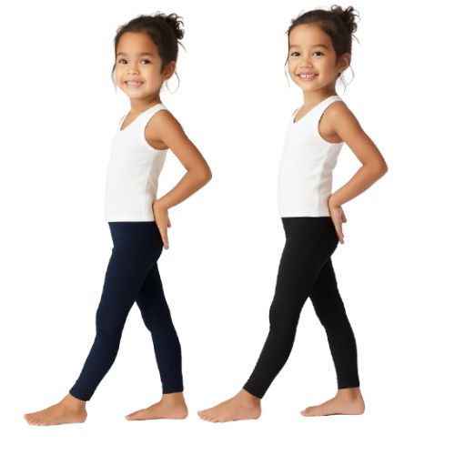 Chilins Lycra Black,Blue Cotton Legging for Girls | Grocsy