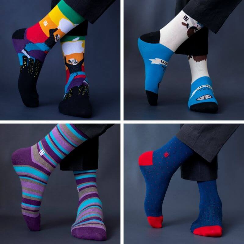 Socksoho Luxury Men Socks Power Gift Box | Grocsy