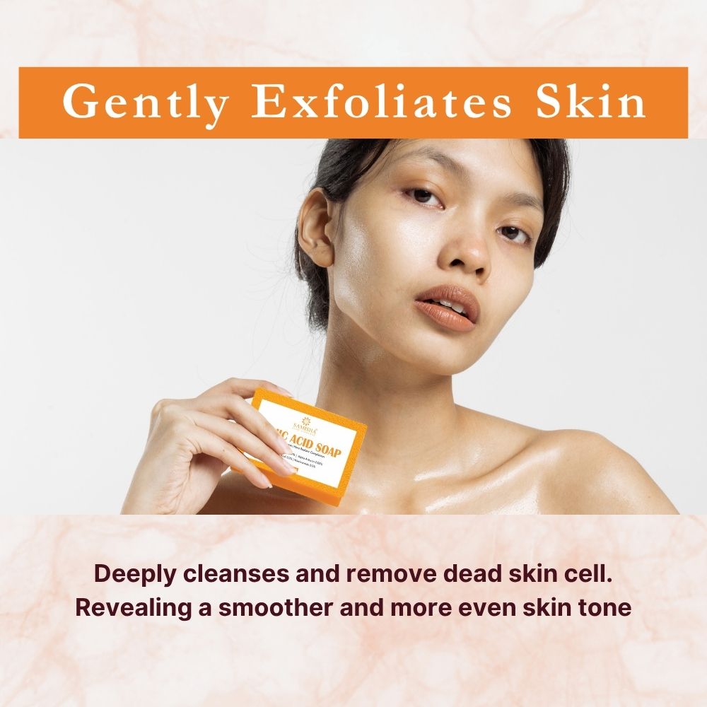 Samisha 1% Kojic Acid Soap With Alpha Arbutin For Pigmentation & Sun Damage | Grocsy