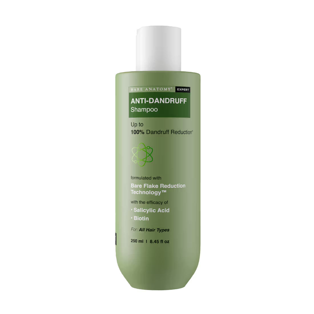 Bare Anatomy Expert Anti-Dandruff Shampoo with Salicylic Acid & Biotin | Grocsy