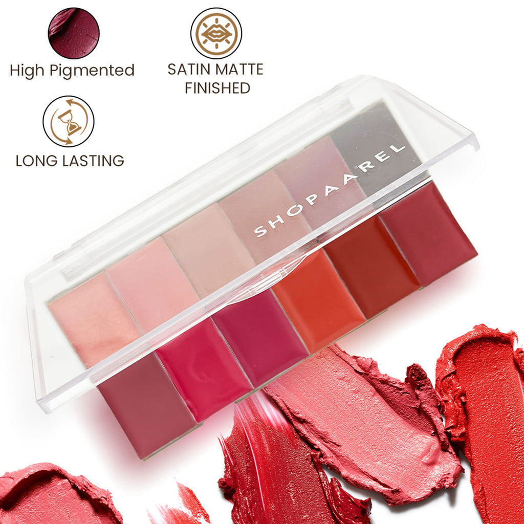 Shopaarel Rich Color Lip Plaette | Grocsy