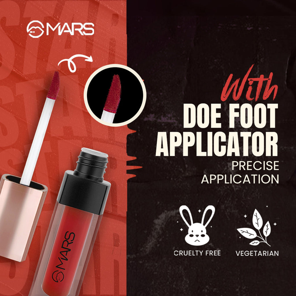 MARS Cosmetics Popstar Non Drying Liquid Mousse Lipstick - 26 Brownout | Grocsy