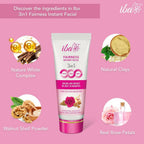 Iba Fairness Instant Facial (3 in1 Mask Scrub Wash) | Grocsy