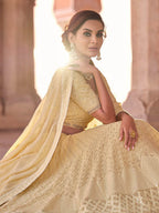 Myra Off White Embroidered Designer Lehenga Choli | Grocsy