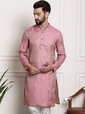 Sojanya Ethnic Motifs Jacquard Silk Cotton Kurta | Grocsy