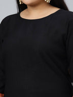 Sztori Plus Size Ethnic Motifs Printed Regular Kurta with Trousers & With Dupatta | Grocsy