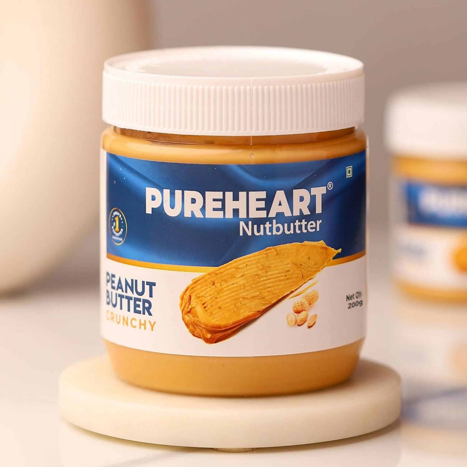 Pureheart Nutbutter Crunchy Peanut Butter | Grocsy