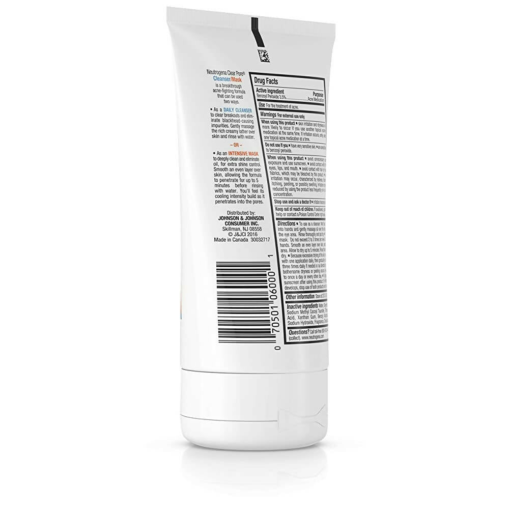 Neutrogena Clear Pore Cleanser Mask | Grocsy