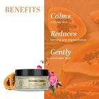 Khadi Natural Rose & Papaya Face Scrub Reduce Acne & Pimple | Grocsy