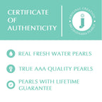 J Pearls Dual Line White Pearl Choker | Grocsy