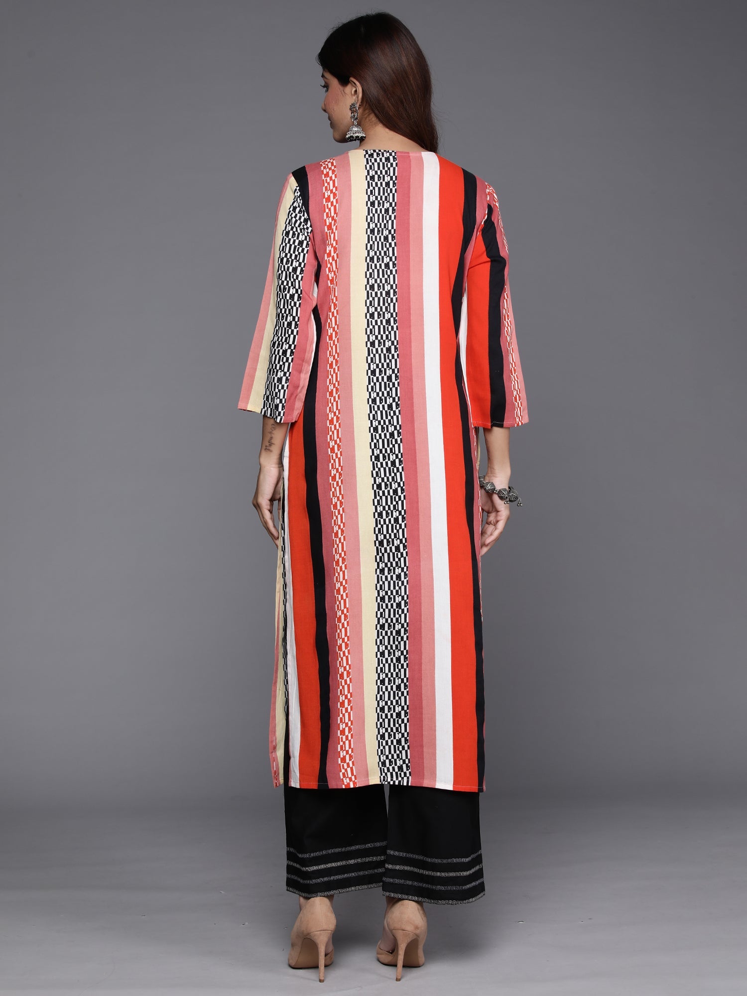 Indo Era Multi Printed Straight Kurta | Grocsy