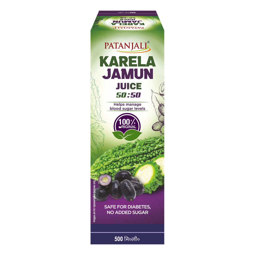 Patanjali Karela Jamun 50-50 Juice | Grocsy