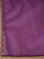 Indo Era Purple Embroidered Straight Kurta Trousers With Dupatta set | Grocsy