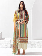 Indo Era Multi Printed Straight Kurta Trousers set | Grocsy