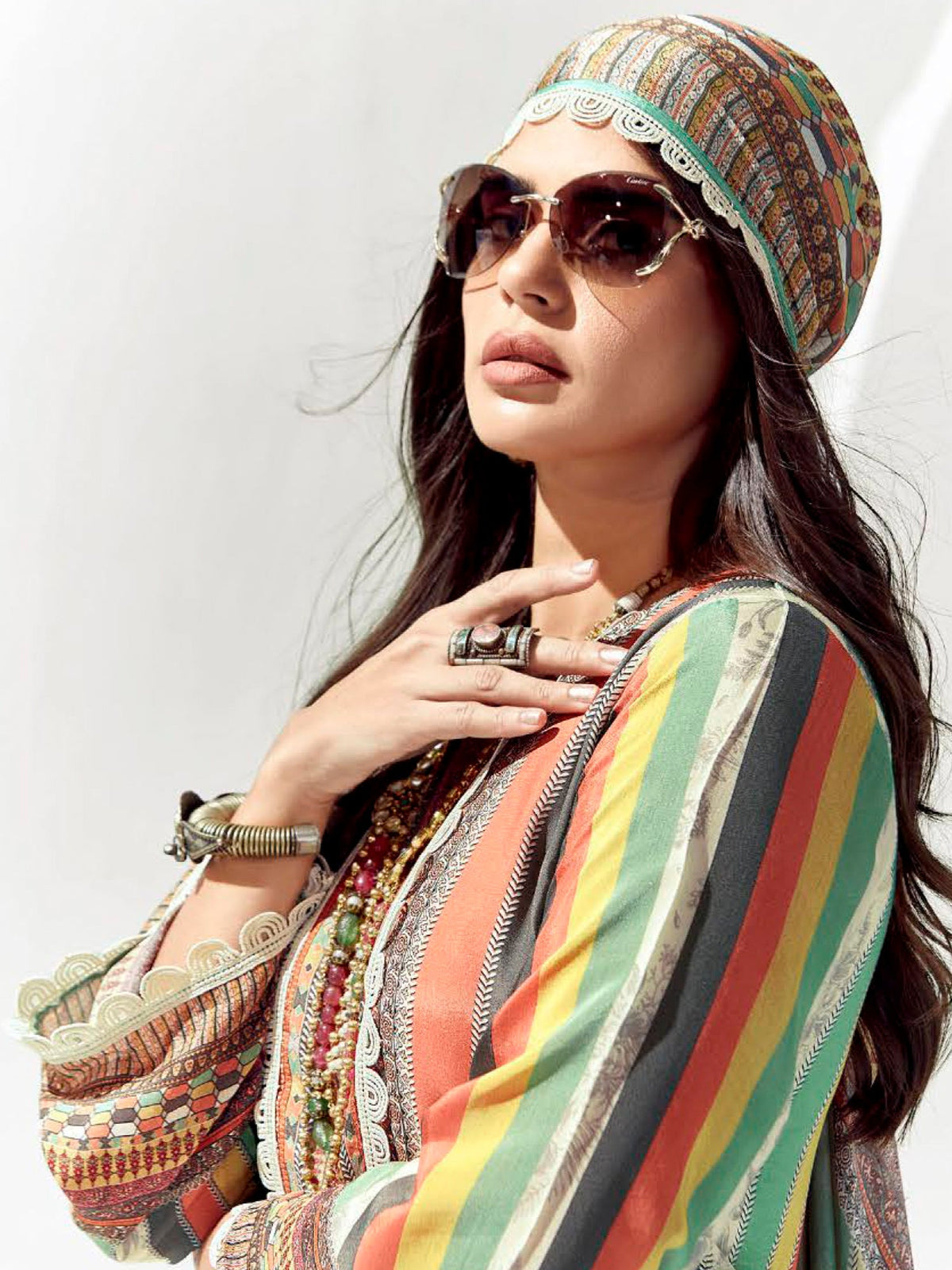 Indo Era Multi Printed Straight Kurta Trousers set | Grocsy