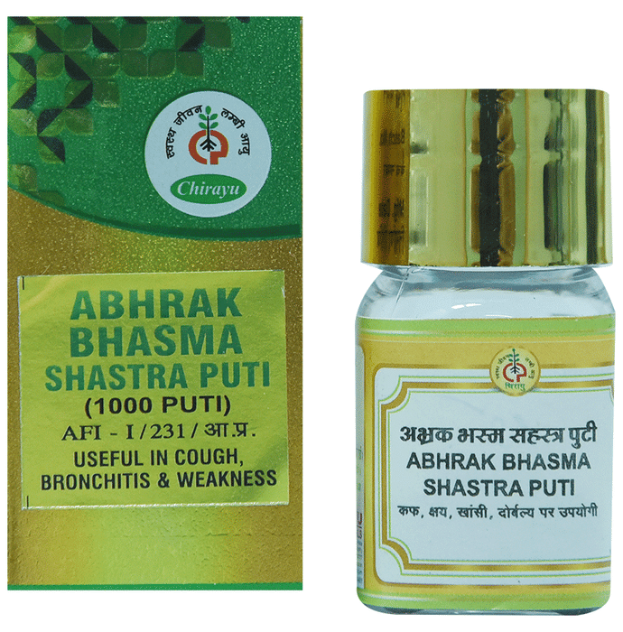 Chirayu Abhrak Bhasma Shastra 1000 Putti | Grocsy
