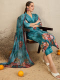 Indo Era Green Printed Straight Kurta Trousers With Dupatta Set | Grocsy