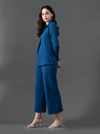 Myshka Women's Blue Everyday Lounge Set | Grocsy