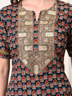Myshka Women's Cotton Printed Kurta Set | Grocsy