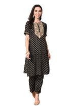 Myshka Women's Cotton Printed Kurta Set | Grocsy