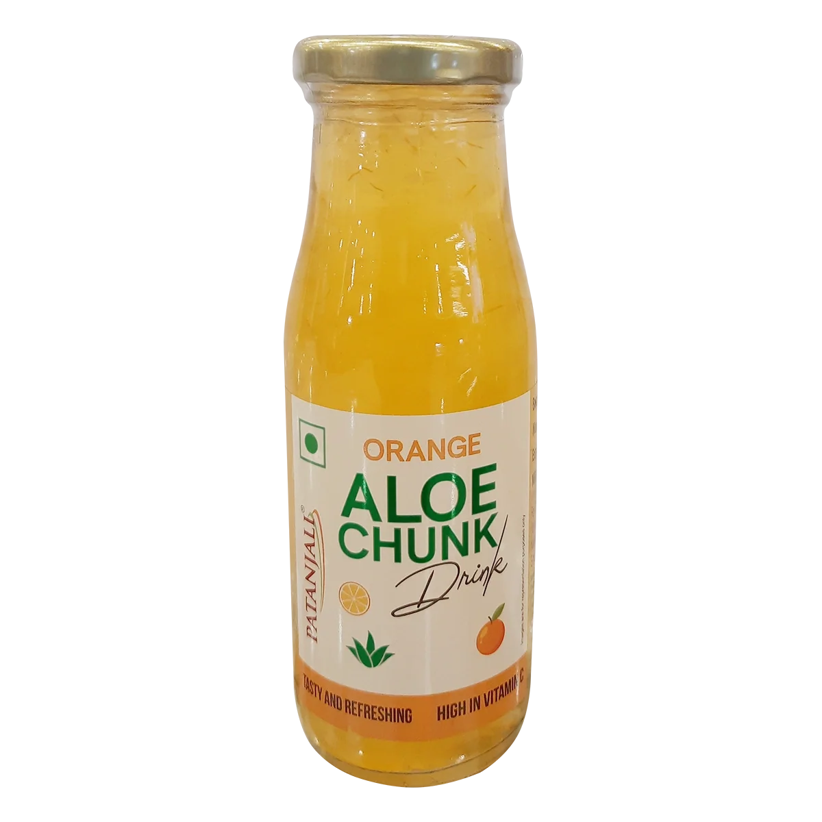 Patanjali Orange Aloe Chunk Drink | Grocsy
