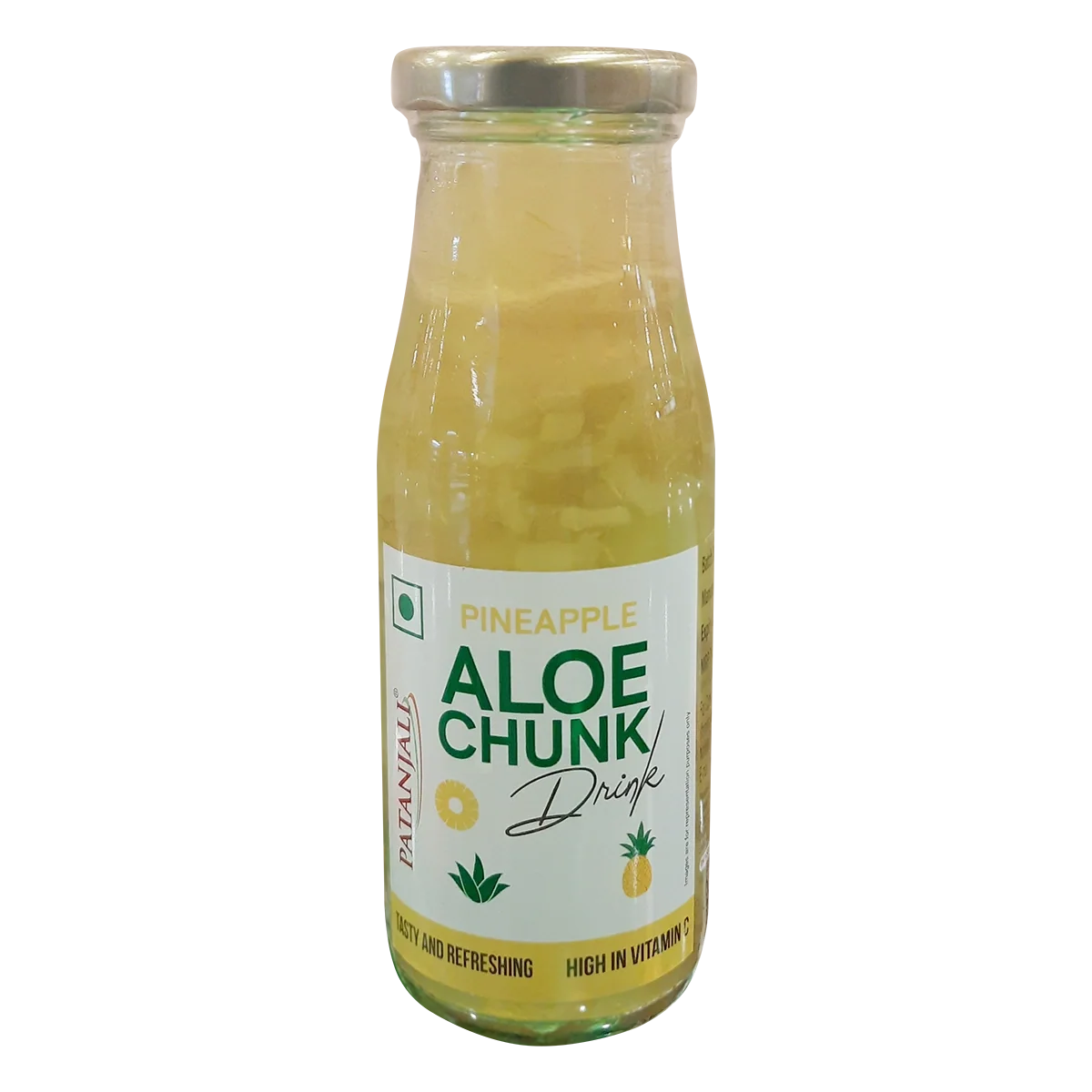 Patanjali Pineapple Aloe Chunk Drink | Grocsy